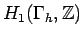 $ H_1(\Gamma_{\symbol{104}},\mathbb{Z})$
